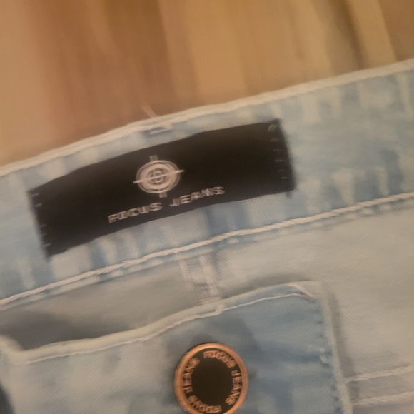 Stacked Jeans Floral Embroidery Size 32 - Picture 4 of 12